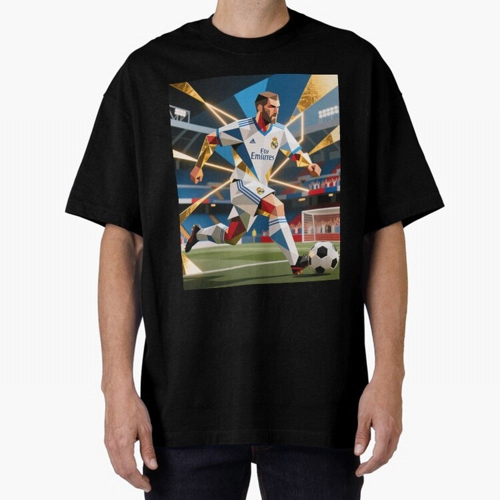 Madridistas Oversized T-Shirt Feel FIFA World Cup 2026 USA Canada Mexico for Fans of Mbappe and Netherlands, Bringing Football History, Final Match Energy, Crowd Noise and Once in a Lifetime Moments; Ideal for Passionate Fans Who Love Underdog