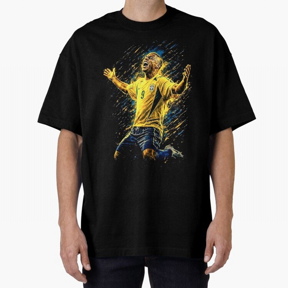R9 Ronaldo Football Legend Oversized T-Shirt Celebrate Football Dreams Across FIFA World Cup 2026 Group Stage Spirit, Built around Portugal, Messi and Cristiano Ronaldo, Vintage Soccer Flavor, Modern Football Stars, National Flags and Final Night