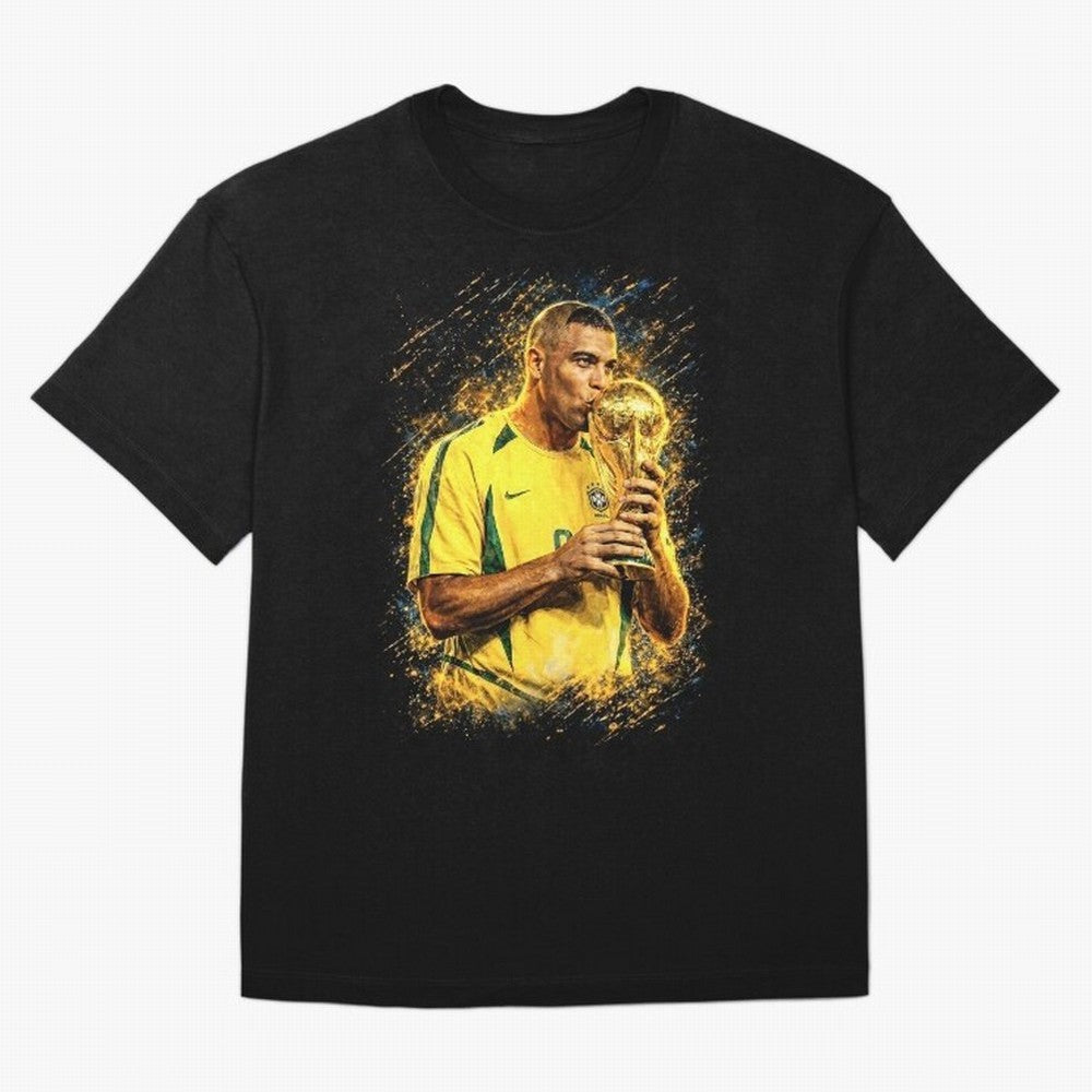 R9 Ronaldo Football Legend Oversized T-Shirt Celebrate Supporters United by FIFA World Cup 2026 USA Canada Mexico for Fans of Mbappe and Argentina, France and Brazil, Bringing Football History, Final Match Energy, Crowd Noise and Once in a Lifetime