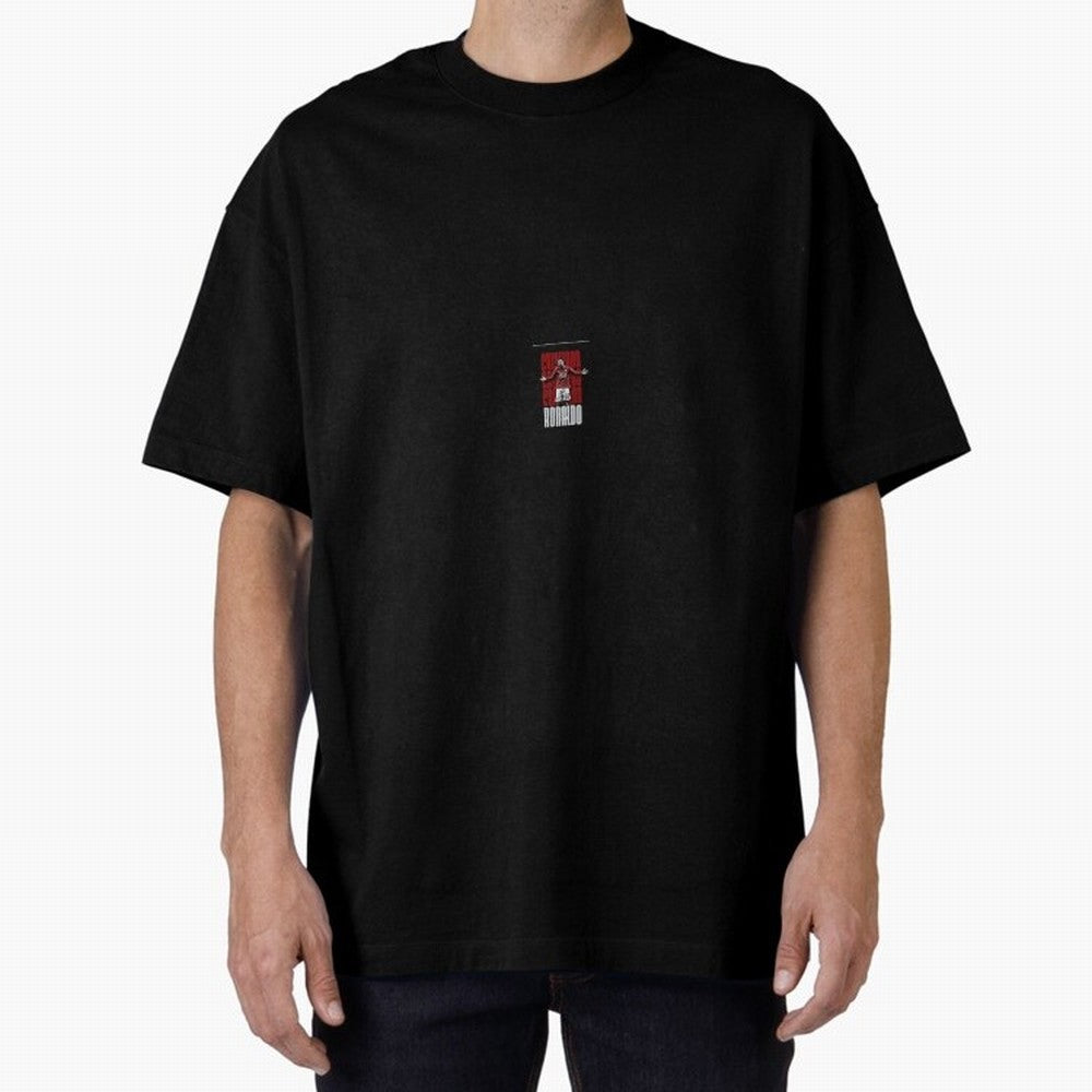 Ronaldo sticker Oversized T-Shirt Live the Energy of FIFA World Cup 2026 Spirit, with Portugal, Spain and Germany, CR7, Soccer Culture, Superstar Moments, National Team Dreams and Competitive Fire; Perfect for Fans, Collectors, Family Gatherings,