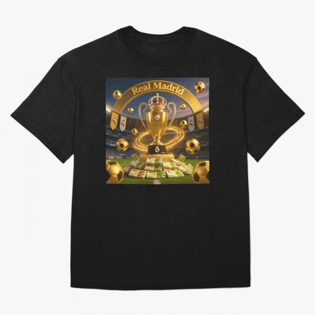 The Wealth of Real Madrid Oversized T-Shirt Bring Global Football Passion for FIFA World Cup 2026 Group Stage, Inspired by Mbappe, Netherlands, Champion Mindset, Group Stage Buzz, Knockout Tension and Passionate Fan Culture; Made for Die Hard