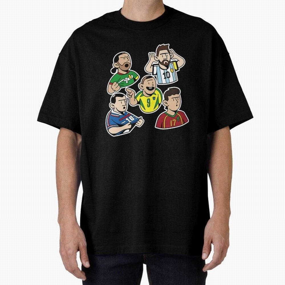 Soccer players Oversized T-Shirt Embrace FIFA World Cup 2026 Group Stage Spirit, Built around Germany, Haaland, Goal Celebration Energy, Supporter Heritage, Football Icons and Worldwide Tournament Joy; Created for Match Day Parties, Soccer Gifts,