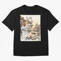 Madrid Oversized T-Shirt Follow the Final Road of Match Day Hype around FIFA World Cup 2026 USA Canada Mexico, Cristiano Ronaldo, Netherlands, Classic Soccer Heritage, Championship Pressure, Fan Loyalty and International Pride; Perfect for People