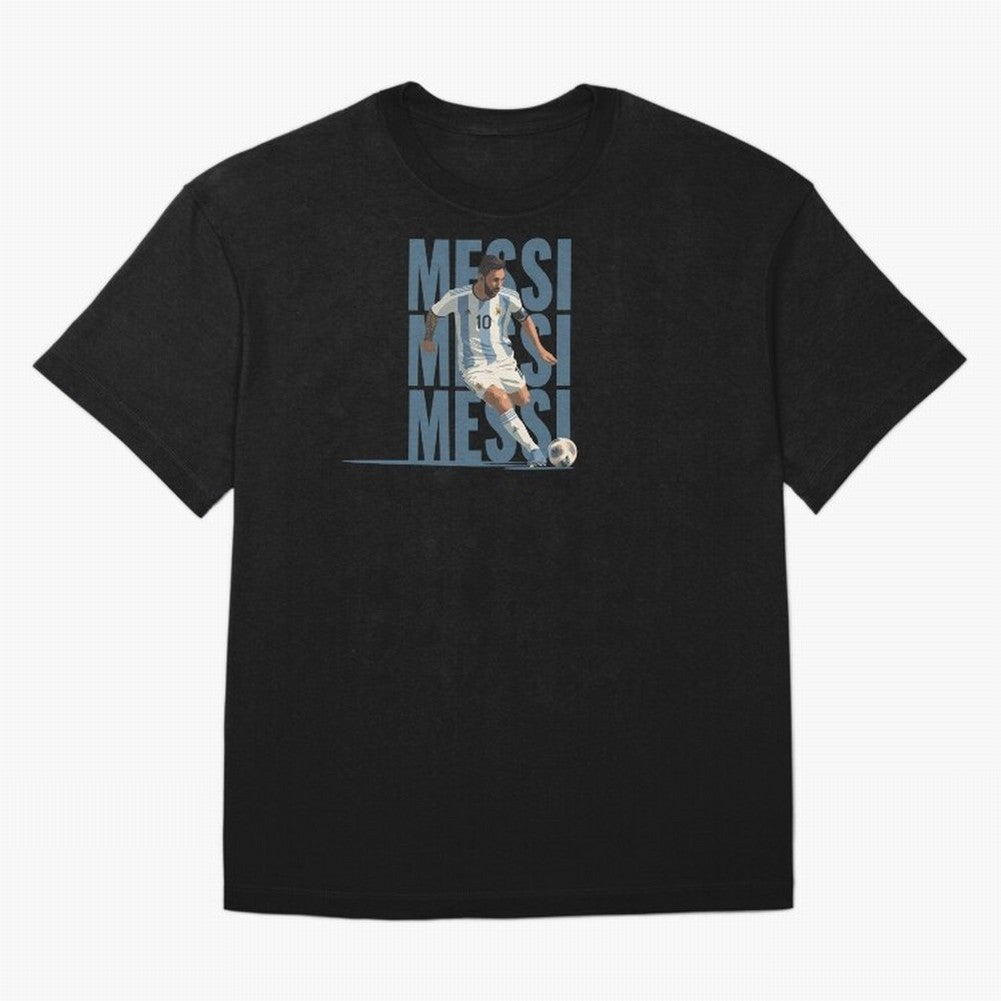 Messi in action Minimalist Graphic Oversized T-Shirt Upgrade FIFA World Cup 2026 Made for Mbappe and Neymar, Germany Energy, Stadium Memories, Football Loyalty, International Chants and Championship Tradition; Great for Supporters Who Love