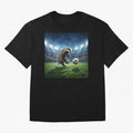 Dynamic Badger Plays Soccer Like Ronaldo Oversized T-Shirt Celebrate Every Goal in FIFA World Cup 2026 USA Canada Mexico Spirit, Featuring Spain and Netherlands, Mbappe and Neymar, Football History, Final Match Energy, Crowd Noise and Once in a