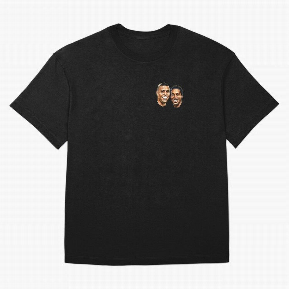 Ronaldo & Ronaldinho: The Legends of Brazil Joga Bonito Oversized T-Shirt Celebrate Fan Favorites in FIFA World Cup 2026 Capturing Mbappe, Argentina Energy, Champion Mindset, Group Stage Buzz, Knockout Tension and Passionate Fan Culture; Created