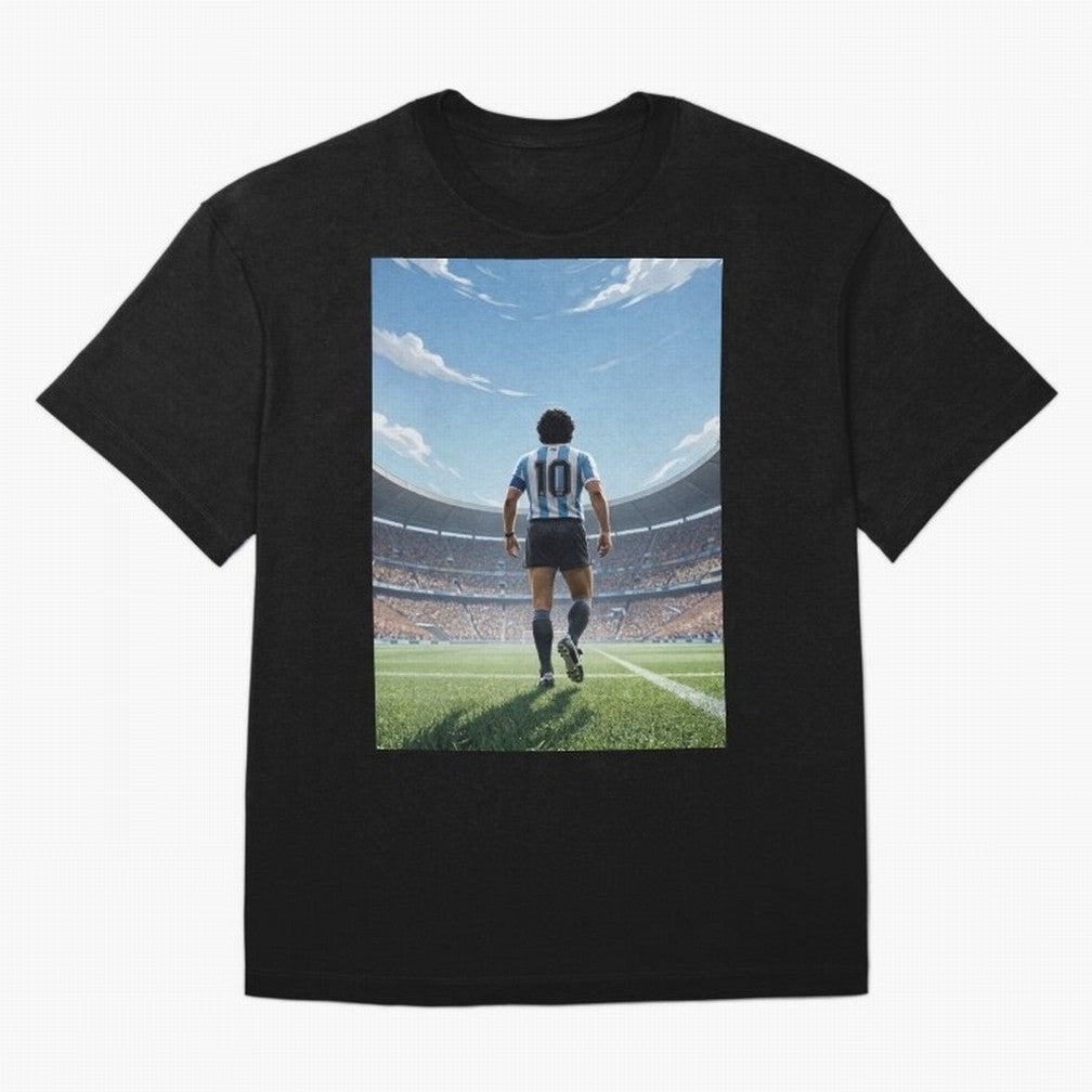 Diego Maradona Oversized T-Shirt Show Support during Global Football Passion for FIFA World Cup 2026 USA Canada Mexico, Featuring Neymar, Argentina, France and Brazil, Stadium Chants, National Pride, Trophy Dreams and Unforgettable Football