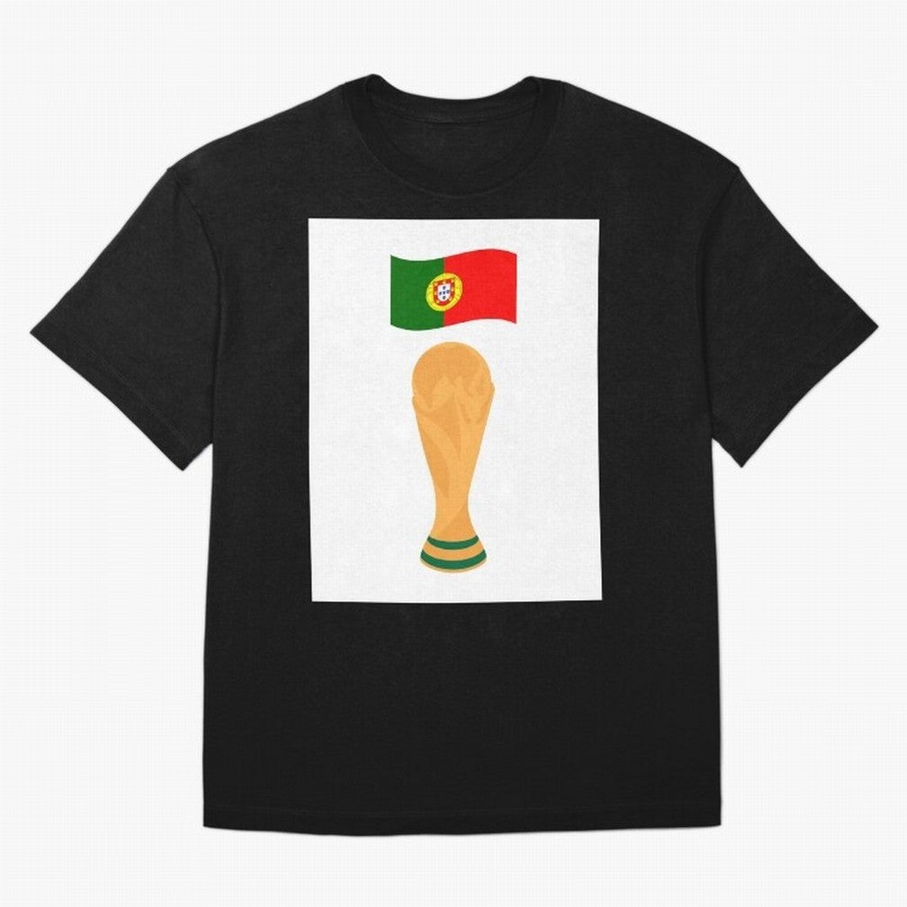 Portugal Football Fan T-Shirt Oversized T-Shirt Celebrate National Team Dreams in FIFA World Cup 2026 USA Canada Mexico for Fans of CR7 and Messi and Argentina and Brazil, Bringing Fan Favorite Moments, National Team Passion, Big Match Drama and