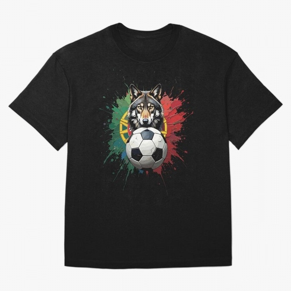 Portugal 2026 Soccer dog - World Cup Football Oversized T-Shirt Follow the Road to FIFA World Cup 2026 Group Stage for Fans of Mbappe and Portugal, Spain and Germany, Bringing Worldwide Fan Energy, Dramatic Goals, Stadium Lights and Championship