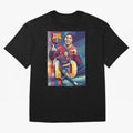 Ronaldinho Oversized T-Shirt Bring International Match Energy to FIFA World Cup 2026 USA Canada Mexico Featuring Messi, Neymar and Mbappe, Brazil Energy, Football History, Final Match Energy, Crowd Noise and Once in a Lifetime Moments; Ideal for