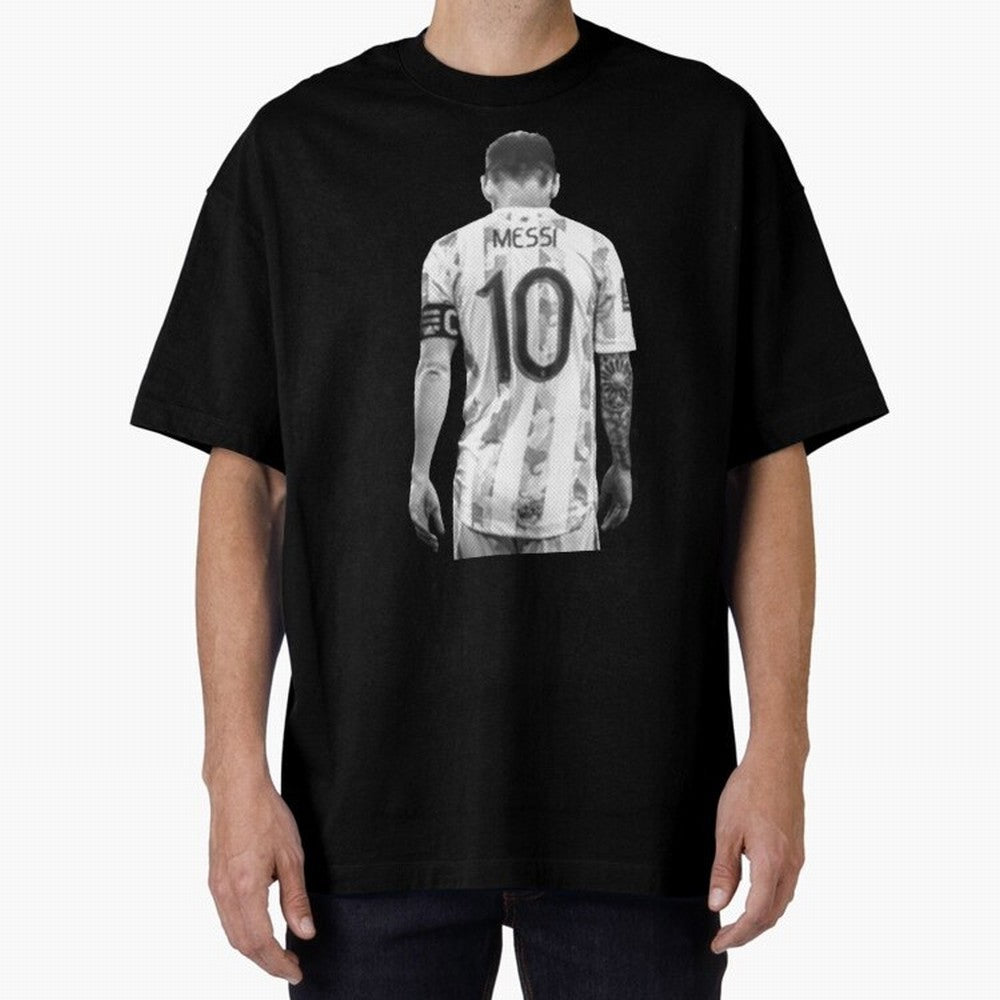 messi Oversized T-Shirt Share FIFA World Cup 2026 Group Stage Highlighting CR7, Argentina, France and Brazil Energy, Classic Soccer Heritage, Championship Pressure, Fan Loyalty and International Pride; Perfect for People Who Love Argentina, Brazil,