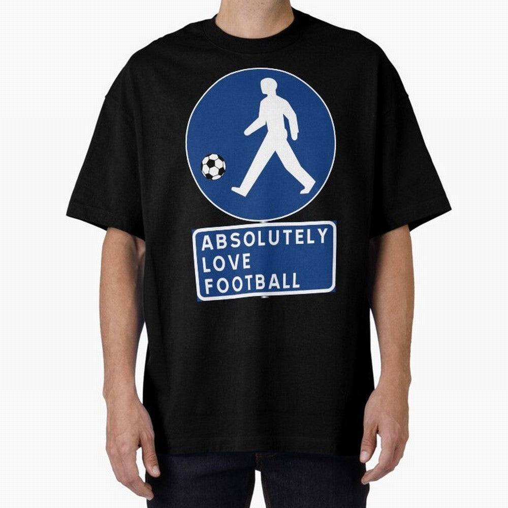 Absolutely Love Football Oversized T-Shirt Feel FIFA World Cup 2026 Group Stage with Cristiano Ronaldo, Haaland and CR7, Brazil Energy, Goal Celebration Energy, Supporter Heritage, Football Icons and Worldwide Tournament Joy; Perfect for People Who