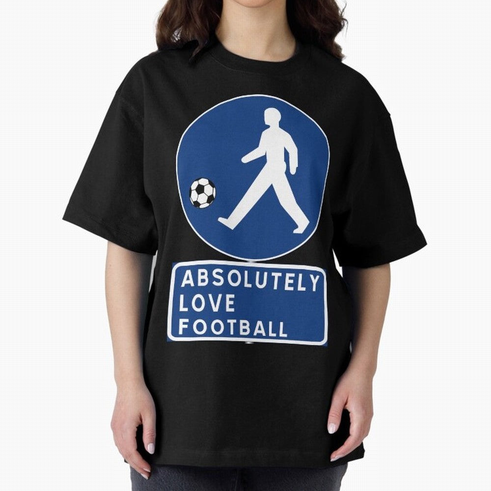 Absolutely Love Football Oversized T-Shirt Feel FIFA World Cup 2026 Group Stage with Cristiano Ronaldo, Haaland and CR7, Brazil Energy, Goal Celebration Energy, Supporter Heritage, Football Icons and Worldwide Tournament Joy; Perfect for People Who