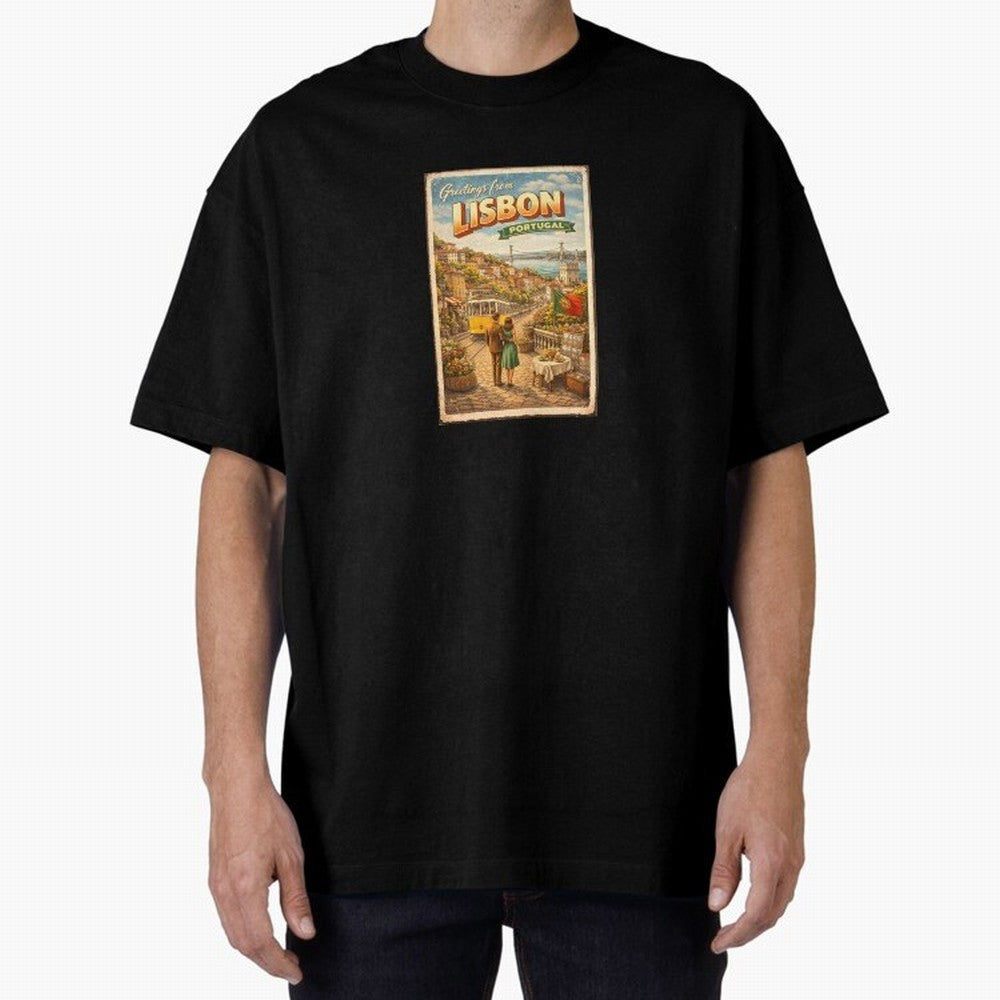 lisbon Oversized T-Shirt Show Championship Spirit for FIFA World Cup 2026 Spirit, with Netherlands, Neymar, Football Passion, Legendary Performances, Festival Vibes and Supporter Community; Perfect for Fans, Collectors, Family Gatherings, Watch