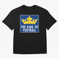 The King of Football Oversized T-Shirt Keep Football History Alive during Global Football Passion for FIFA World Cup 2026, Inspired by Cristiano Ronaldo, Haaland and CR7, Argentina and Brazil, Tournament Hype, Historic Matchups, Family Viewing