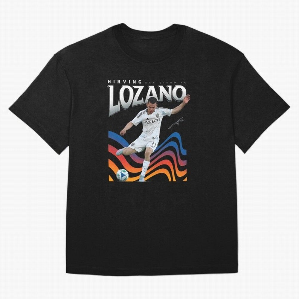 Hirving Lozano San Diego Fc Oversized T-Shirt Show Support during FIFA World Cup 2026 Group Stage for Fans of Haaland and Mbappe and England, Bringing Fan Favorite Moments, National Team Passion, Big Match Drama and Soccer History; Made for Die