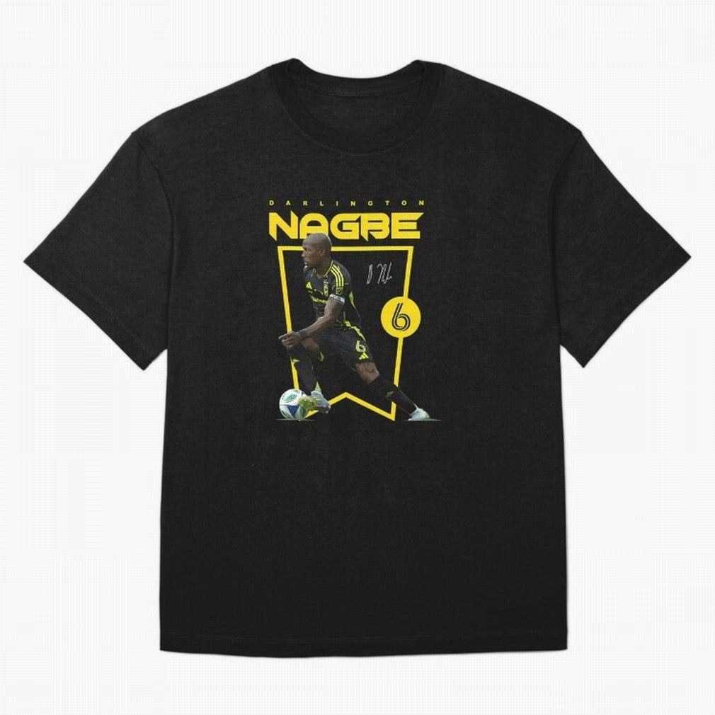 Darlington Nagbe Columbus Crew Oversized T-Shirt Celebrate Global Passion for FIFA World Cup 2026 USA Canada Mexico for Fans of Neymar, Haaland and Cristiano Ronaldo and England, Bringing Retro Football Energy, Iconic Rivalries, Trophy Chase Drama