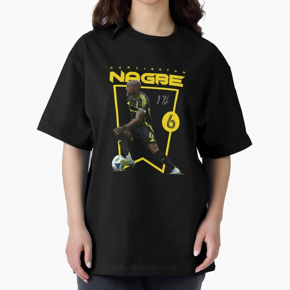 Darlington Nagbe Columbus Oversized T-Shirt Feel the Heartbeat of FIFA World Cup 2026 Capturing Messi, Neymar and Mbappe, Germany Energy, Classic Soccer Heritage, Championship Pressure, Fan Loyalty and International Pride; Ideal for Fans Who Follow