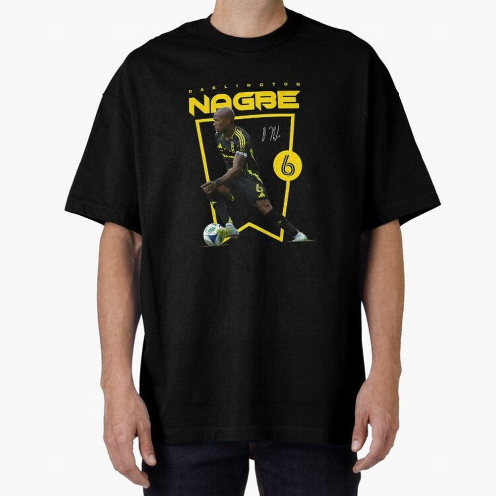Darlington Nagbe Columbus Oversized T-Shirt Feel the Heartbeat of FIFA World Cup 2026 Capturing Messi, Neymar and Mbappe, Germany Energy, Classic Soccer Heritage, Championship Pressure, Fan Loyalty and International Pride; Ideal for Fans Who Follow