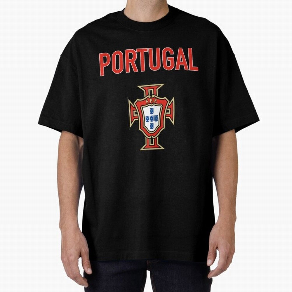 Portugal Oversized T-Shirt Bring Champion Energy into FIFA World Cup 2026 Group Stage Spirit, Capturing France and Portugal, Messi, Neymar and Mbappe, Sports Nostalgia, International Competition, Famous Players and Unforgettable Victories; Great