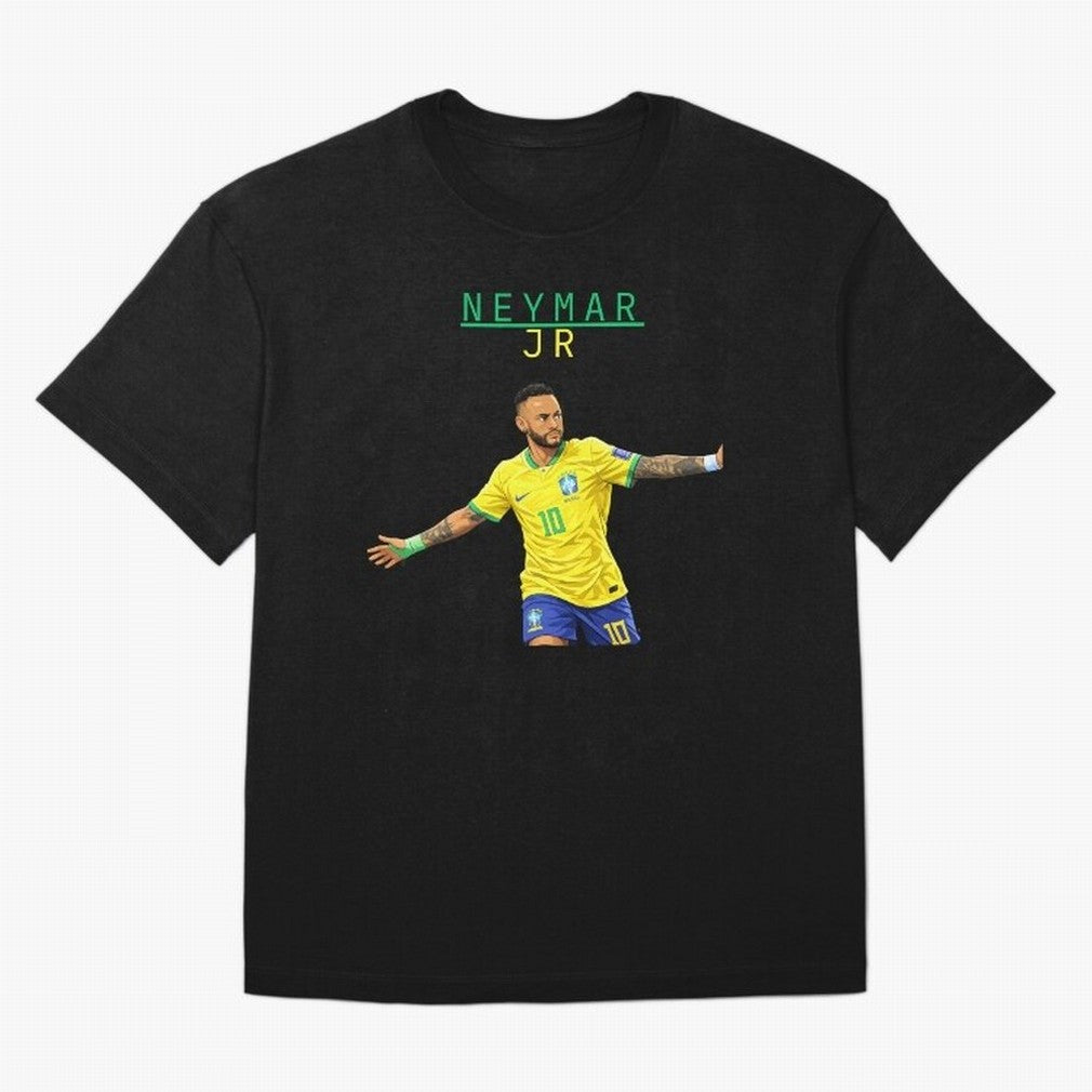 Neymar Oversized T-Shirt Share Match Day Hype around FIFA World Cup 2026 Group Stage, Haaland and Mbappe, Germany, Football Festival Excitement, Trophy Ambitions, Country Rivalries and Star Player Buzz; Perfect for Fans, Collectors, Family
