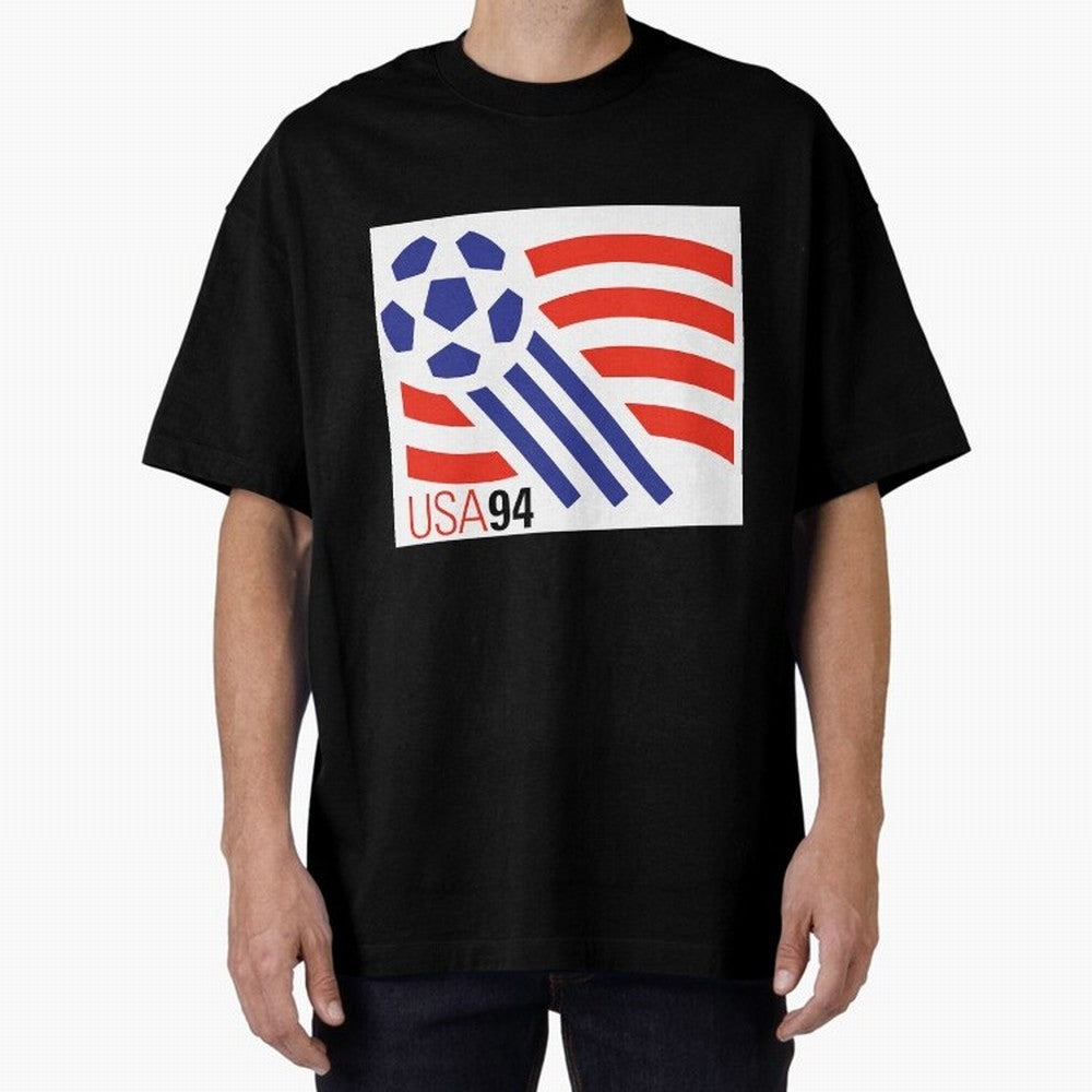 USA WC 94 Classic Oversized T-Shirt Celebrate Rivalries and Pride in Global Football Passion for FIFA World Cup 2026, Filled with Messi, CR7 and Mbappe, England, France and Netherlands, Tournament Hype, Historic Matchups, Family Viewing Parties and