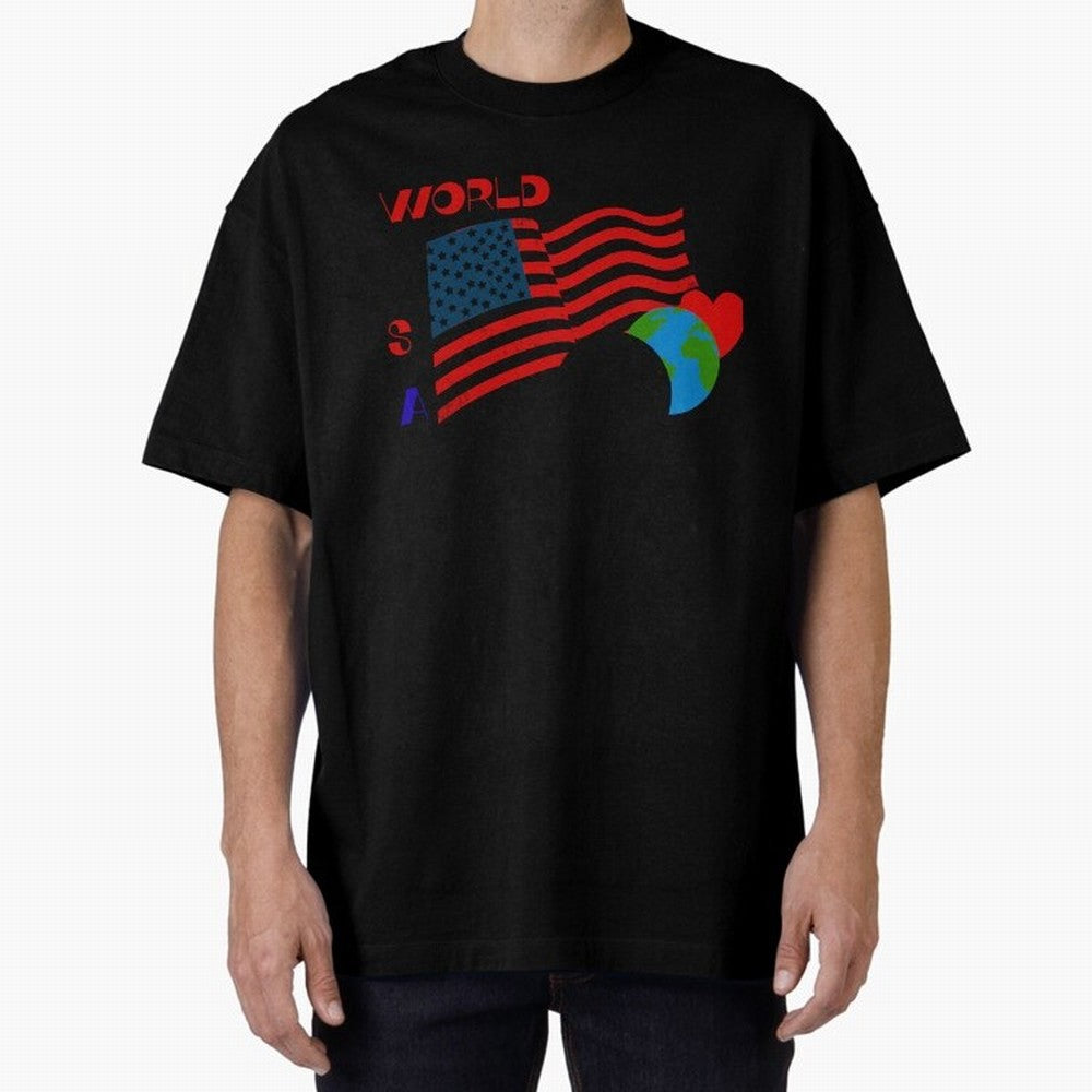 World cup 26 Oversized T-Shirt Bring Bold Fan Energy to Match Day Hype around FIFA World Cup 2026 Group Stage, Mbappe, Portugal, Spain and Germany, Vintage Soccer Flavor, Modern Football Stars, National Flags and Final Night Emotion; Great for
