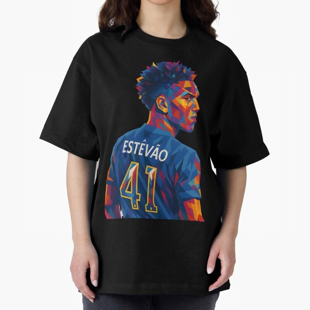 Est¨ºv?o Oversized T-Shirt Enjoy the Biggest Football Party of Global Football Passion for FIFA World Cup 2026 USA Canada Mexico, Celebrating Neymar, Haaland and Cristiano Ronaldo, France, Champion Mindset, Group Stage Buzz, Knockout Tension and