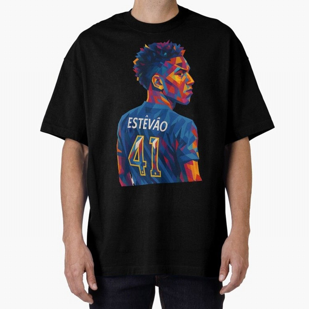 Est¨ºv?o Oversized T-Shirt Enjoy the Biggest Football Party of Global Football Passion for FIFA World Cup 2026 USA Canada Mexico, Celebrating Neymar, Haaland and Cristiano Ronaldo, France, Champion Mindset, Group Stage Buzz, Knockout Tension and