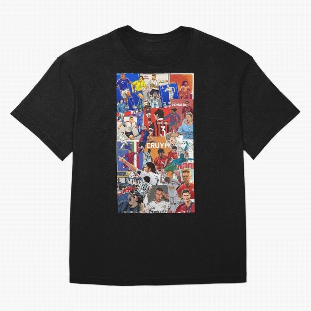 The Greats Oversized T-Shirt Back the Journey through Match Day Hype around FIFA World Cup 2026 Group Stage, CR7, England, Vintage Soccer Flavor, Modern Football Stars, National Flags and Final Night Emotion; Built for Supporters Chasing Trophy