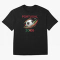 Camiseta Portugal 2026 - Bola de Futebol e Design Galo de Barcelos. Oversized T-Shirt Bring a Champion Mindset to Global Football Passion for FIFA World Cup 2026, Capturing Mbappe and Neymar, England, France and Netherlands, Classic Soccer