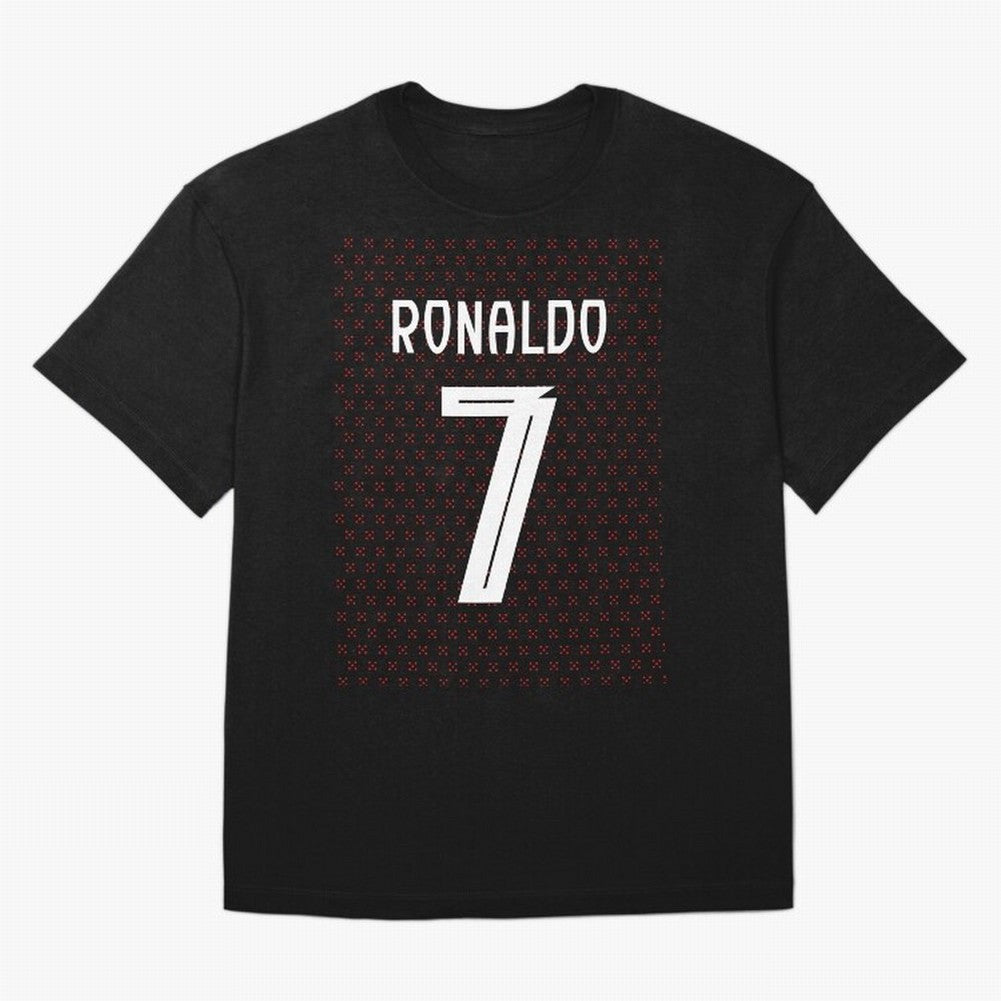 Christiano Ronaldo Portugal Kit 2025 Oversized T-Shirt Enjoy the Biggest Football Party of FIFA World Cup 2026 USA Canada Mexico Celebrating CR7, Netherlands Energy, Championship Spirit, Famous Goals, Roaring Crowds and International Football