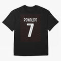Christiano Ronaldo Portugal Kit 2025 Oversized T-Shirt Enjoy the Biggest Football Party of FIFA World Cup 2026 USA Canada Mexico Celebrating CR7, Netherlands Energy, Championship Spirit, Famous Goals, Roaring Crowds and International Football