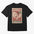 Vintage Portuguese Football Legend No.7 Poster, sticker ¨C Retro Soccer Icon Art for Fans of Manchester, Madrid & Juventus Oversized T-Shirt Represent Fans Who Live for FIFA World Cup 2026 Built around CR7, England, France and Netherlands Energy,