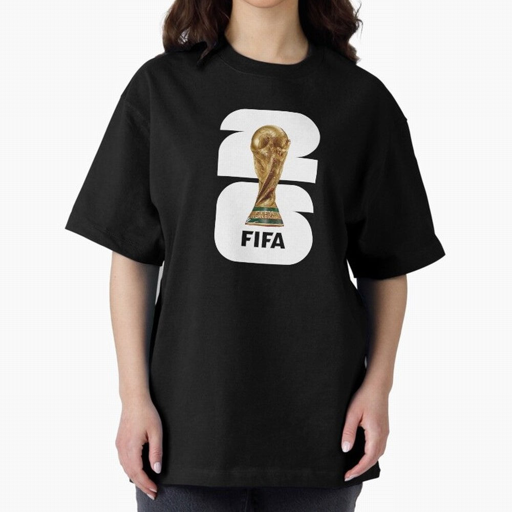 The Biggest Tournament in the World Oversized T-Shirt Relive FIFA World Cup 2026 Spirit, Celebrating Portugal, Spain and Germany, Neymar, Haaland and Cristiano Ronaldo, Goal Celebration Energy, Supporter Heritage, Football Icons and Worldwide