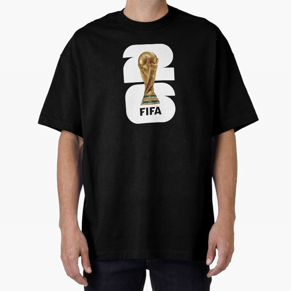 The Biggest Tournament in the World Oversized T-Shirt Relive FIFA World Cup 2026 Spirit, Celebrating Portugal, Spain and Germany, Neymar, Haaland and Cristiano Ronaldo, Goal Celebration Energy, Supporter Heritage, Football Icons and Worldwide