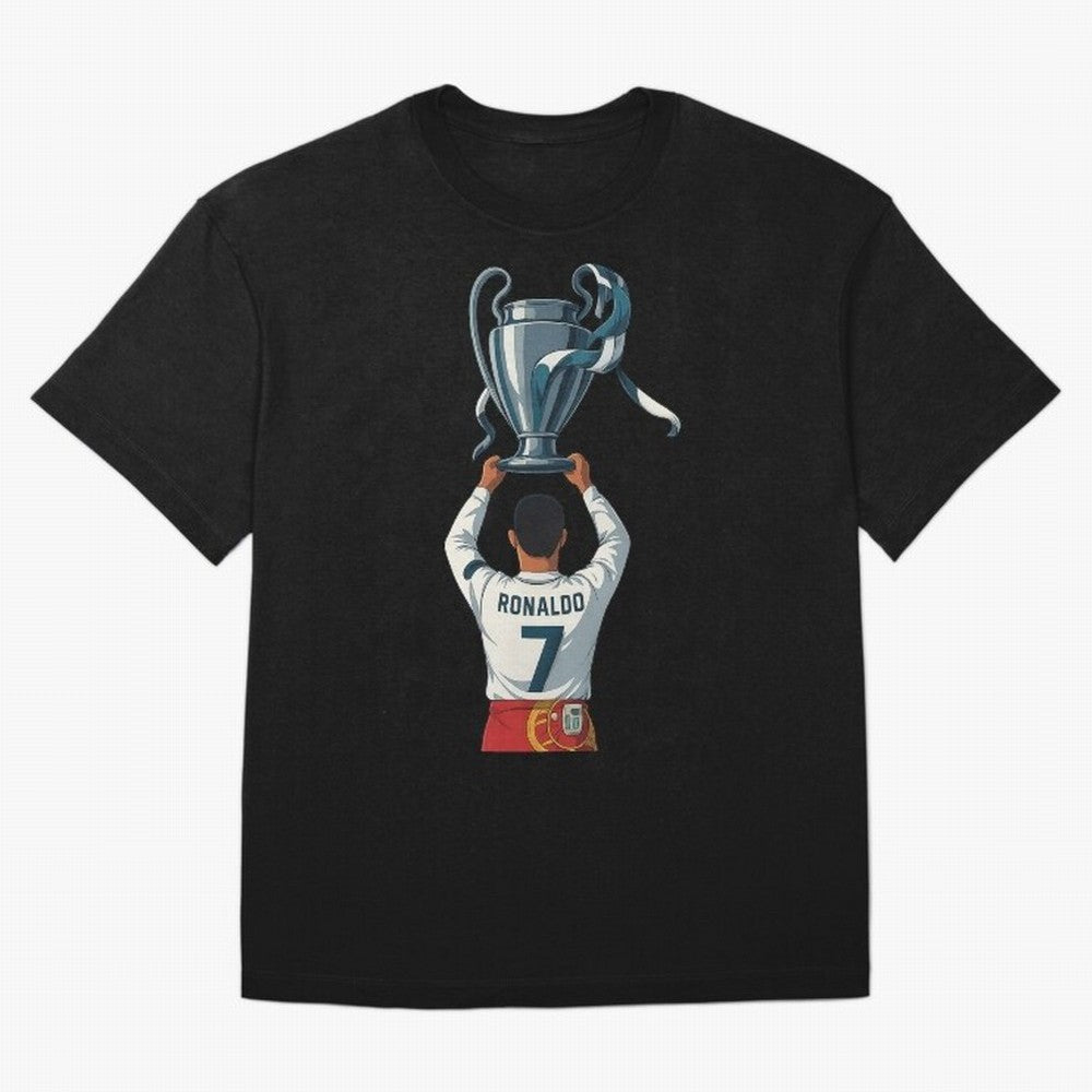 Ronaldo Oversized T-Shirt Celebrate the Stars of FIFA World Cup 2026 USA Canada Mexico for Fans of Cristiano Ronaldo, Haaland and CR7 and England, France and Netherlands, Bringing Match Day Excitement, Supporter Culture, Golden Goals and Global