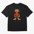 Pixel Pose Ronaldo Oversized T-Shirt Celebrate the Magic of FIFA World Cup 2026 Spirit, Made for Argentina and Brazil, Messi, Neymar and Mbappe, Retro Football Energy, Iconic Rivalries, Trophy Chase Drama and Stadium Atmosphere; Perfect for Fans,