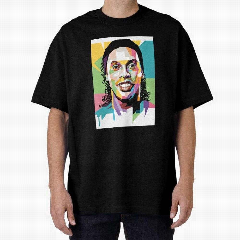 Ronaldo ¨C Legendary Football Star & GOAT Artwork Oversized T-Shirt Celebrate Global Passion for FIFA World Cup 2026 USA Canada Mexico for Fans of CR7 and Messi and Spain and Netherlands, Bringing Football History, Final Match Energy, Crowd Noise