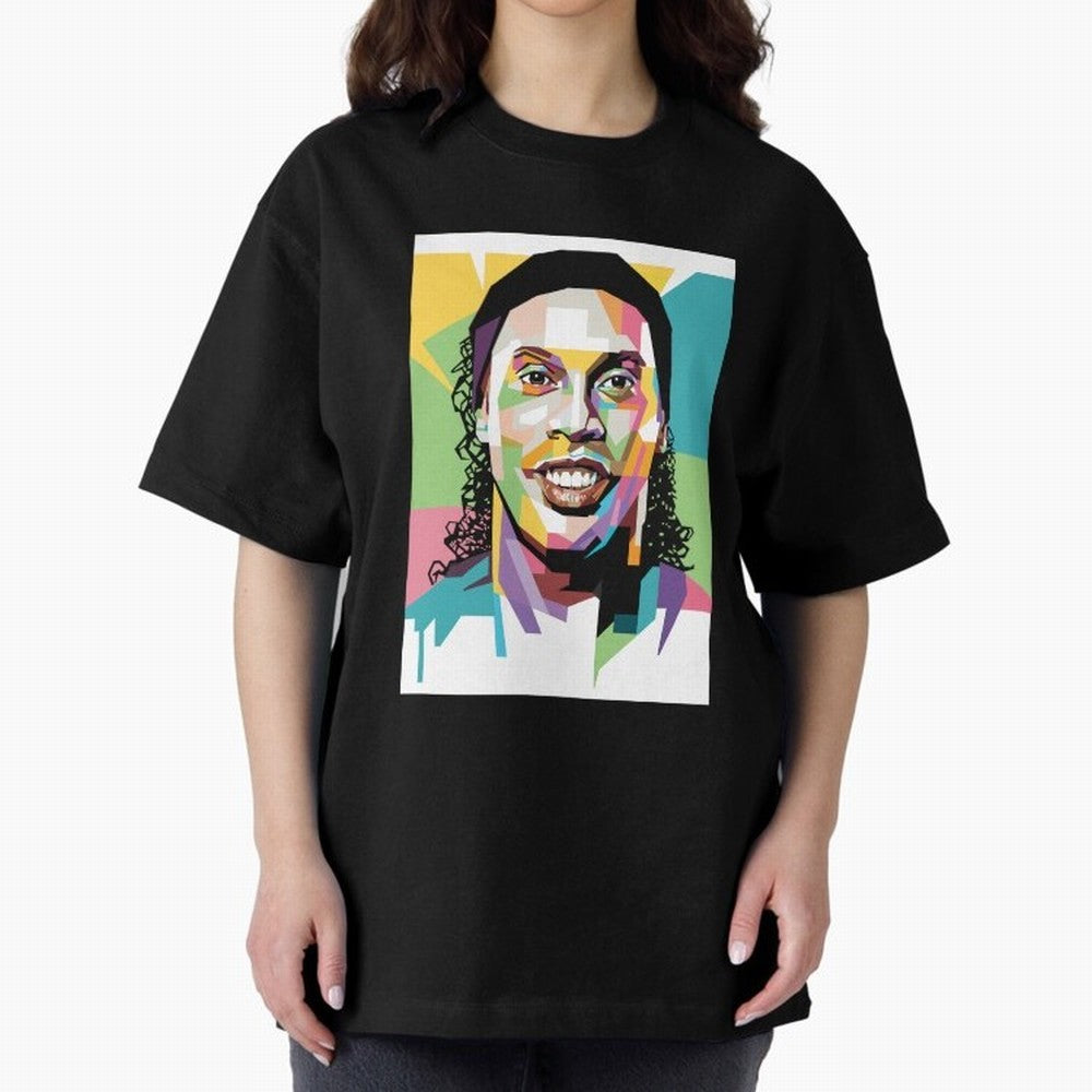 Ronaldo ¨C Legendary Football Star & GOAT Artwork Oversized T-Shirt Celebrate Global Passion for FIFA World Cup 2026 USA Canada Mexico for Fans of CR7 and Messi and Spain and Netherlands, Bringing Football History, Final Match Energy, Crowd Noise