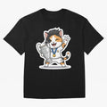 Kitten - Ucl Tittle | Ronaldo Oversized T-Shirt Show Your Love for Global Football Passion for FIFA World Cup 2026 USA Canada Mexico, Capturing CR7 and Messi, England and Germany, Vintage Soccer Flavor, Modern Football Stars, National Flags and