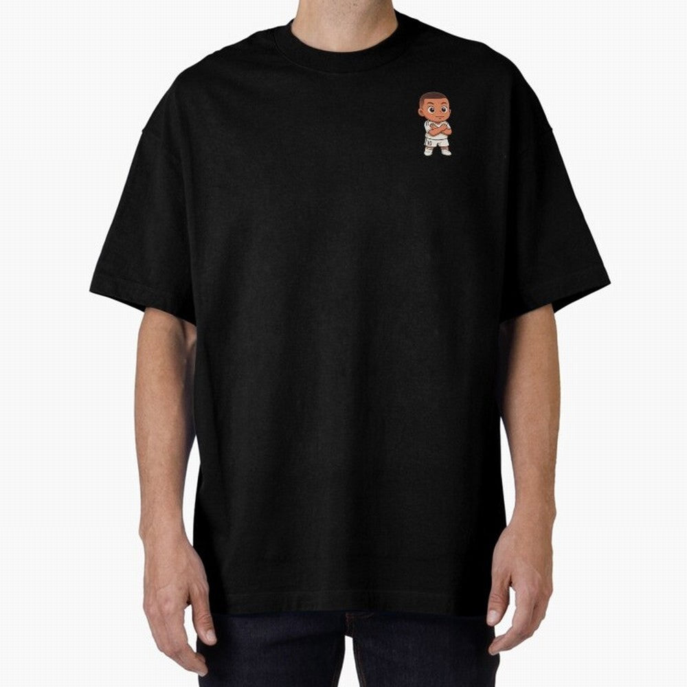 KYLIAN MBAPPE REAL MADRID CELEBRATION | CHIBI STICKER Oversized T-Shirt Discover FIFA World Cup 2026 Spirit, Driven by Spain, Messi, Supporter Pride, Iconic Celebrations, Legendary Names and Global Match Day Energy; Ideal for Fans Who Follow Messi,