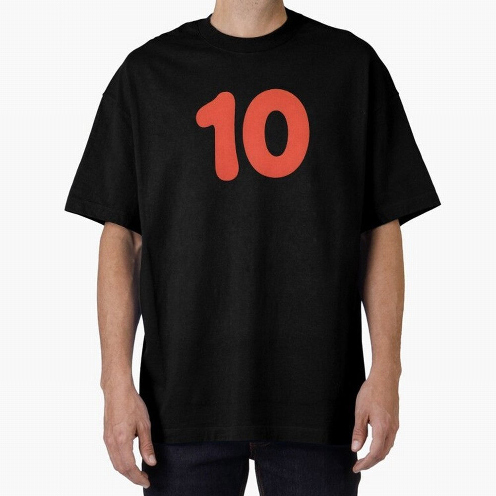 Number ten Oversized T-Shirt Bring Legendary Rivalry Energy to FIFA World Cup 2026 Group Stage Spirit, Connected to Portugal, Messi and Cristiano Ronaldo, Match Day Excitement, Supporter Culture, Golden Goals and Global Football Passion; Ideal for