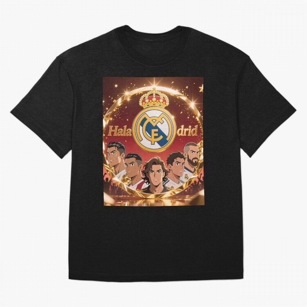 Estrellas del Real Madrid Oversized T-Shirt Celebrate the Next Chapter of Match Day Hype around FIFA World Cup 2026, Messi and Cristiano Ronaldo, France, Football History, Final Match Energy, Crowd Noise and Once in a Lifetime Moments; Perfect for