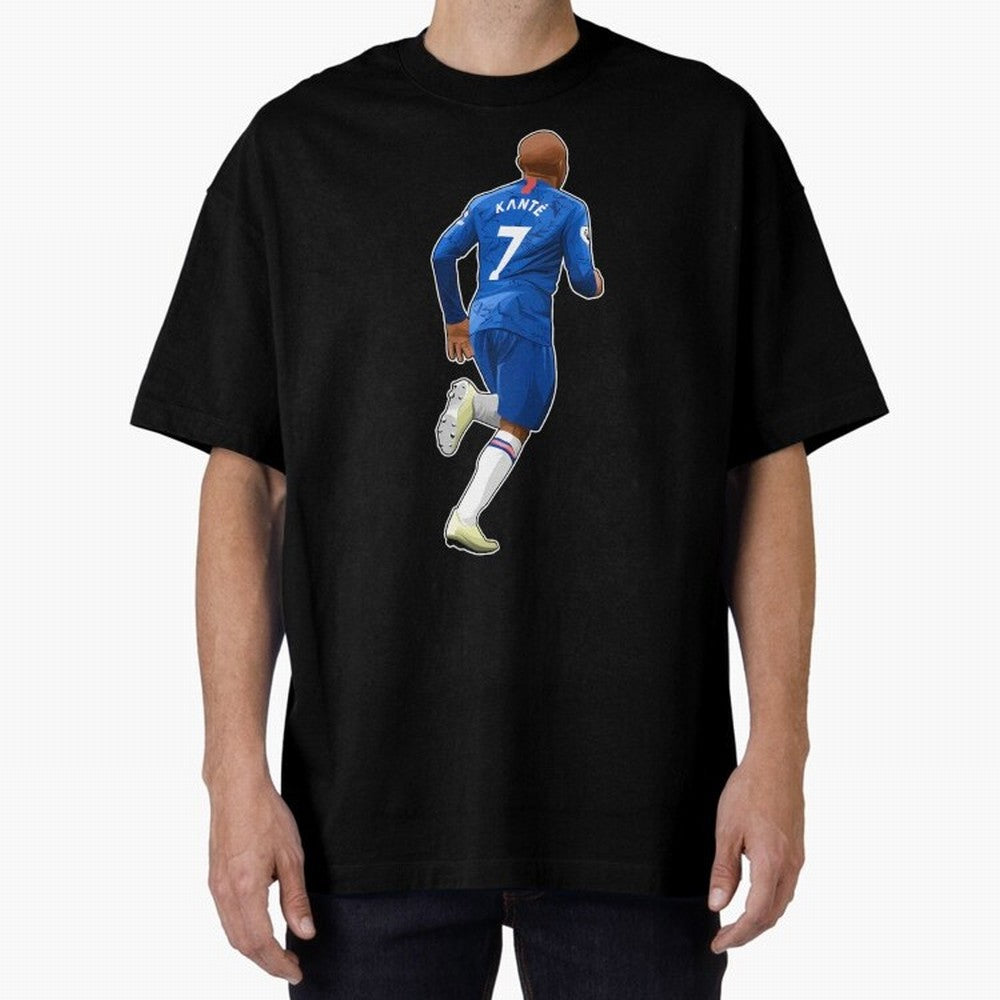 Ngolo Kante #7 Runs Oversized T-Shirt Experience the FIFA World Cup 2026 Journey through CR7 Highlights, France and Portugal Pride, Retro Football Energy, Iconic Rivalries, Trophy Chase Drama and Stadium Atmosphere; Ideal for Fans Who Follow Messi,