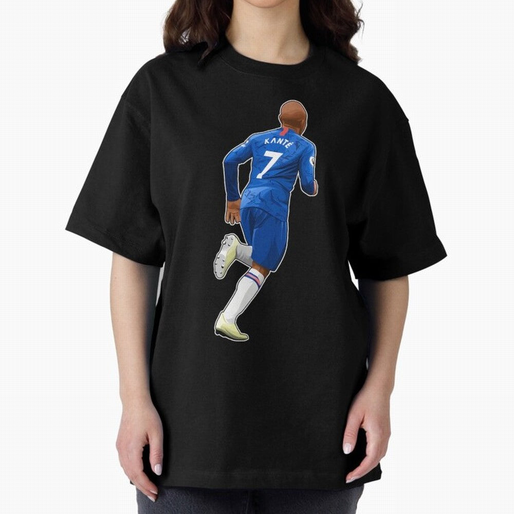 Ngolo Kante #7 Runs Oversized T-Shirt Experience the FIFA World Cup 2026 Journey through CR7 Highlights, France and Portugal Pride, Retro Football Energy, Iconic Rivalries, Trophy Chase Drama and Stadium Atmosphere; Ideal for Fans Who Follow Messi,