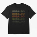 Love Heart Ronaldo Tee GrungeVintage Style Black Ronaldo Oversized T-Shirt Turn Football Passion into FIFA World Cup 2026 for Fans of Haaland and Mbappe and Portugal, Bringing Football Festival Excitement, Trophy Ambitions, Country Rivalries and