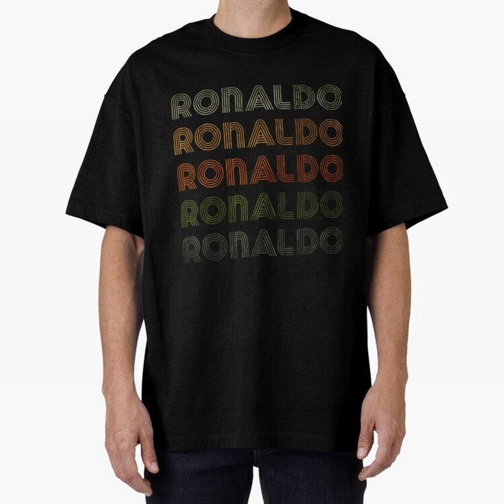 Love Heart Ronaldo Tee GrungeVintage Style Black Ronaldo Oversized T-Shirt Turn Football Passion into FIFA World Cup 2026 for Fans of Haaland and Mbappe and Portugal, Bringing Football Festival Excitement, Trophy Ambitions, Country Rivalries and