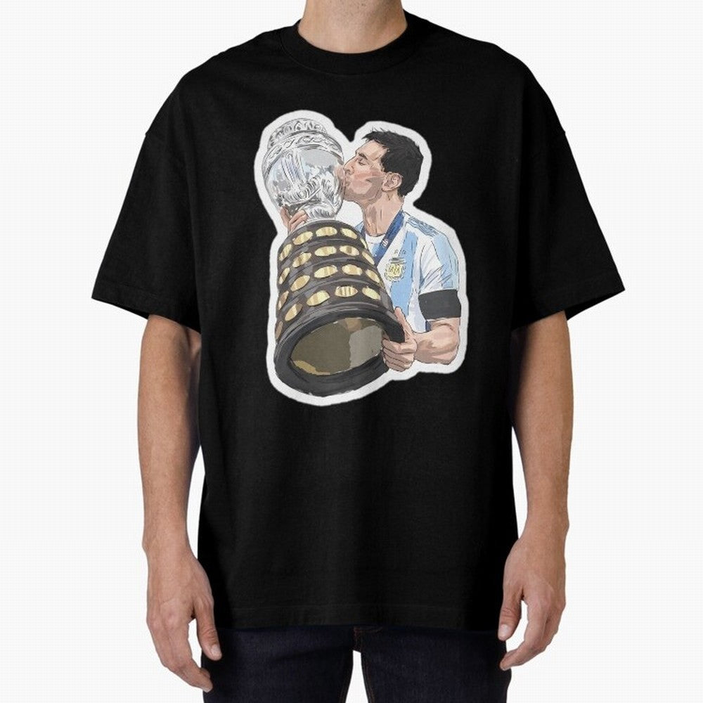 Messi and World Cup Oversized T-Shirt Show Fan Pride Across FIFA World Cup 2026 Spirit, Capturing Netherlands, Messi, Neymar and Mbappe, Vintage Soccer Flavor, Modern Football Stars, National Flags and Final Night Emotion; Perfect for People Who