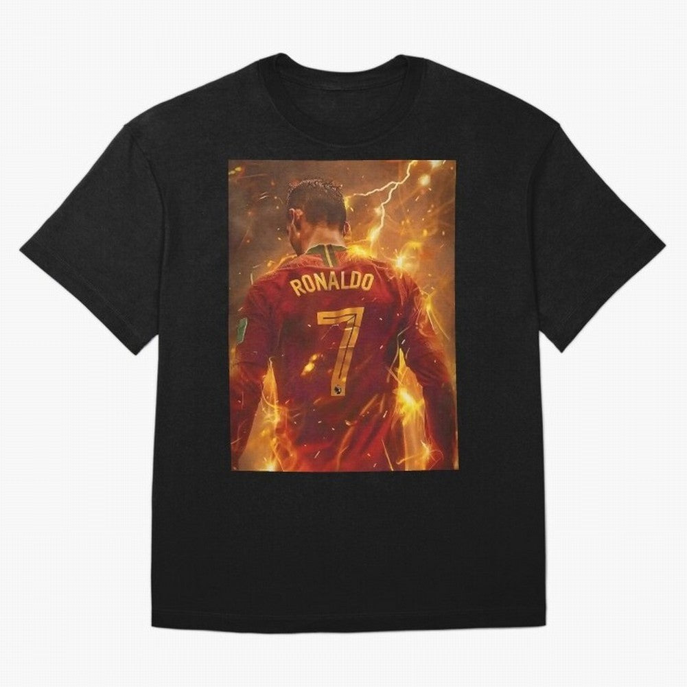 CR7 Christiano Ronaldo Oversized T-Shirt Keep the Match Day Mood of Match Day Hype around FIFA World Cup 2026, Messi, Argentina, France and Brazil, Goal Celebration Energy, Supporter Heritage, Football Icons and Worldwide Tournament Joy; Ideal for